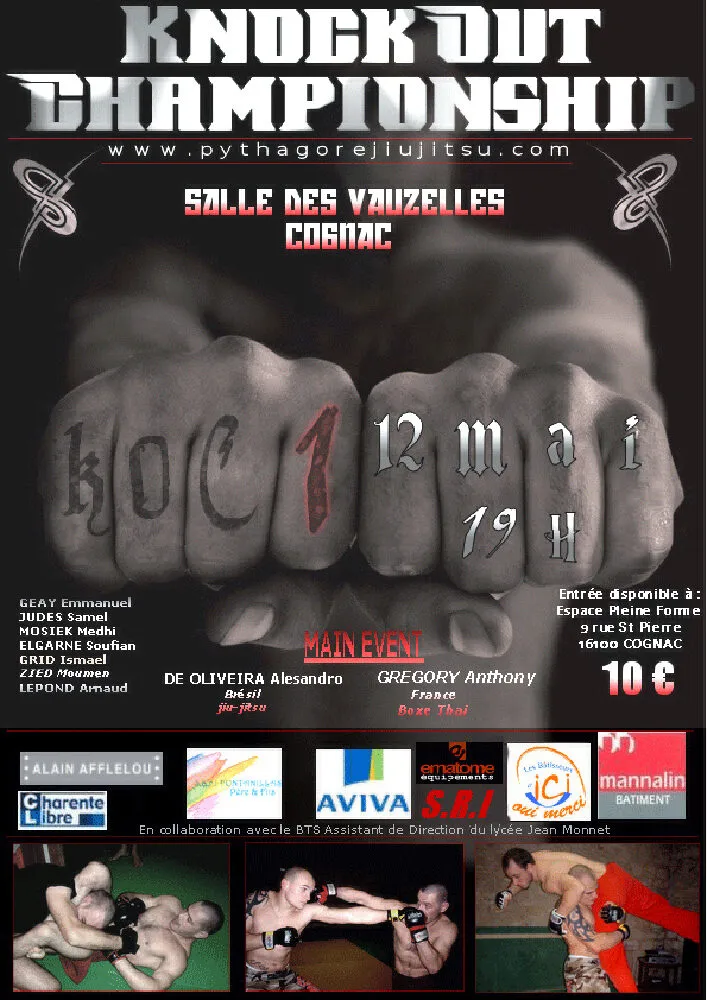 Affiche du K.O.C 1, 2007, Cognac