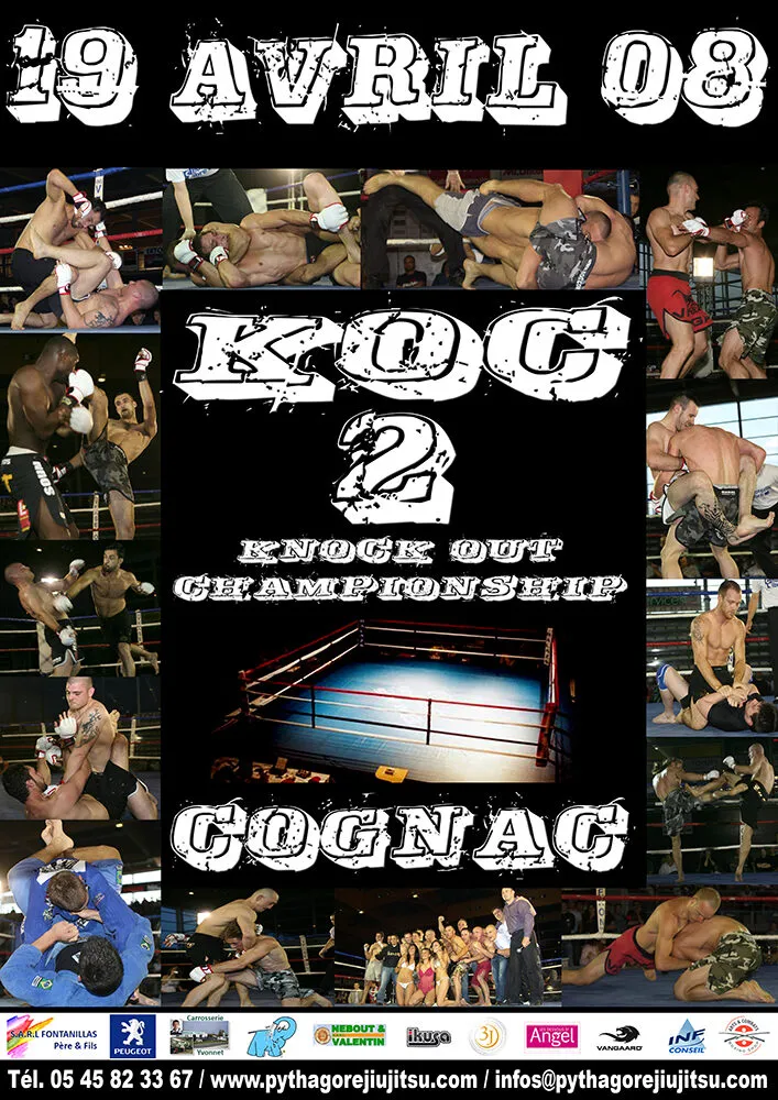 Affiche du K.O.C 2, 19 avril 2008, Cognac